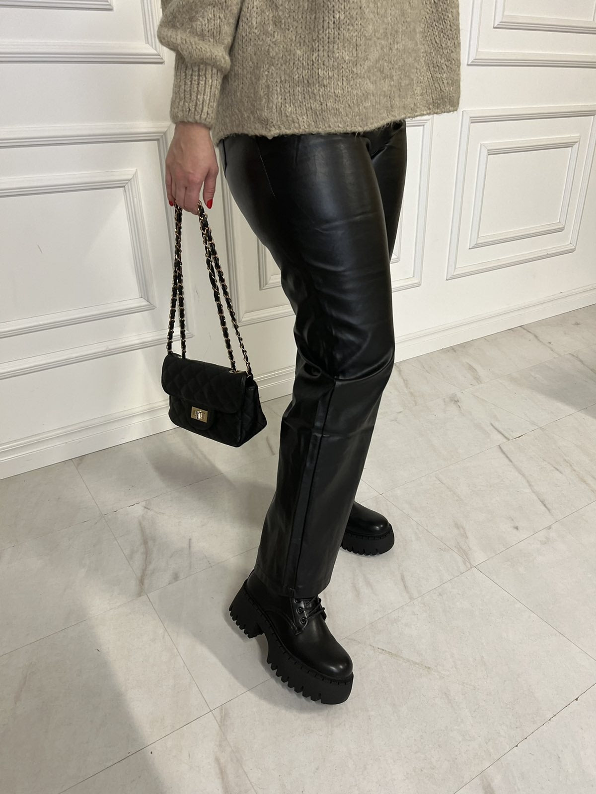 Kelnės "Leather"